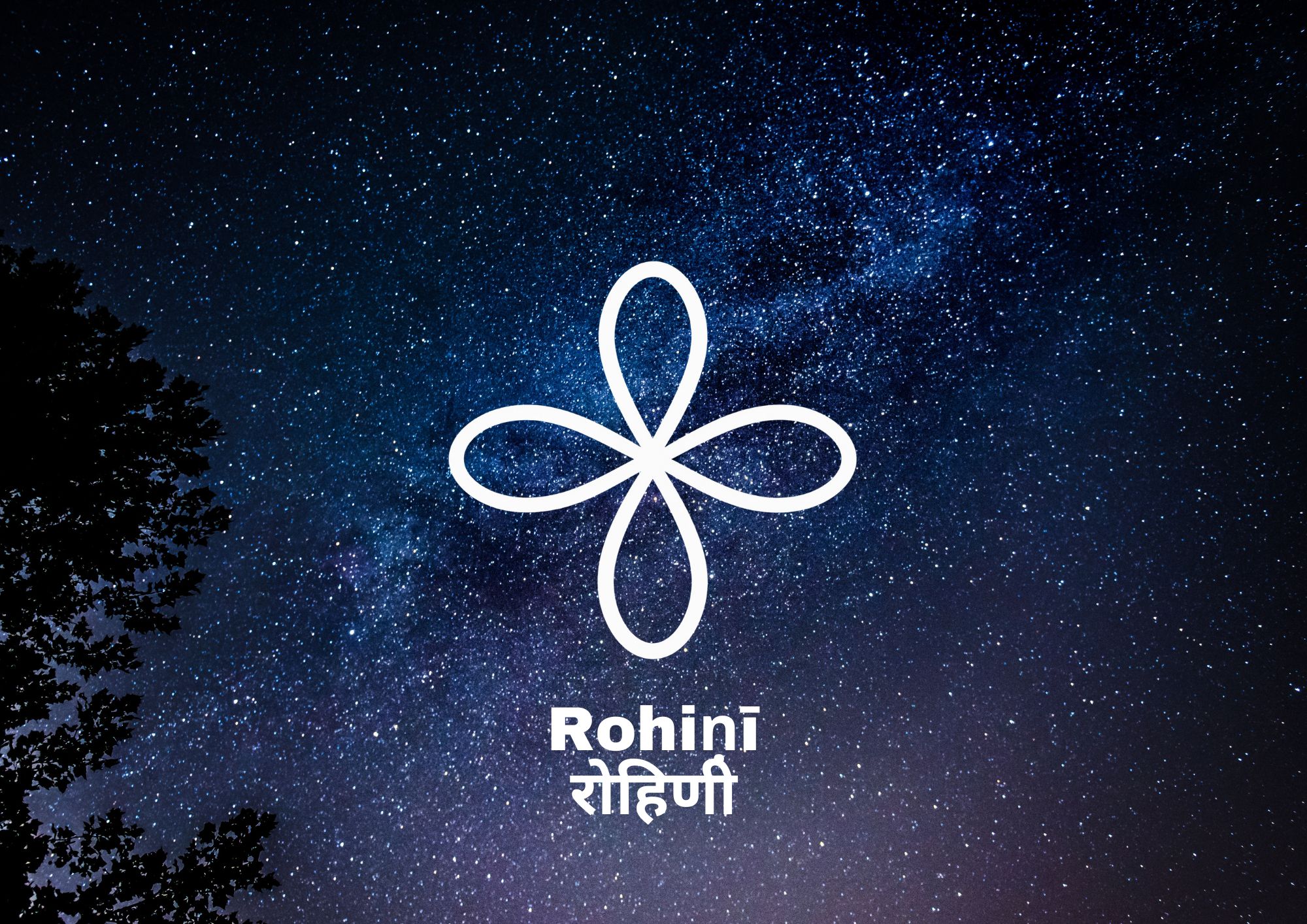 Ilustração simbólica do Nakshatra Rohiṇī na Astrologia Védica